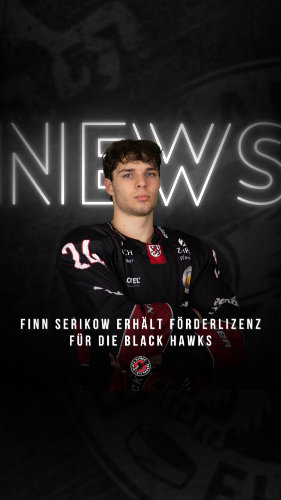 Finn Serikow erhält Förderlizenz! 🏒🦅